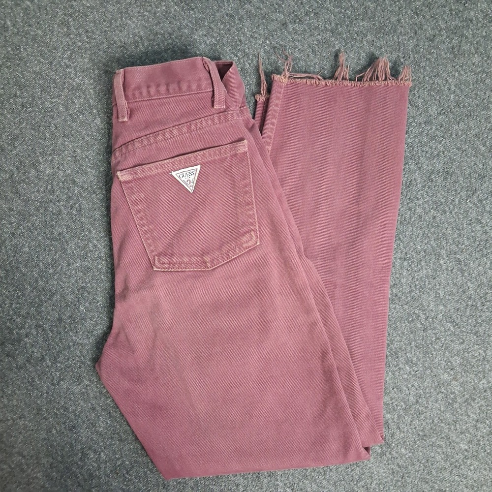 Guess by Georges Marciano Jeans Women's Size 26‎ Button Fly 90's Y2K Frayed Hem